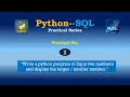 Practical No 2 Python - SQL Practical Series PrepFuture Amit Mandal