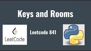Leetcode 841 Keys and Rooms