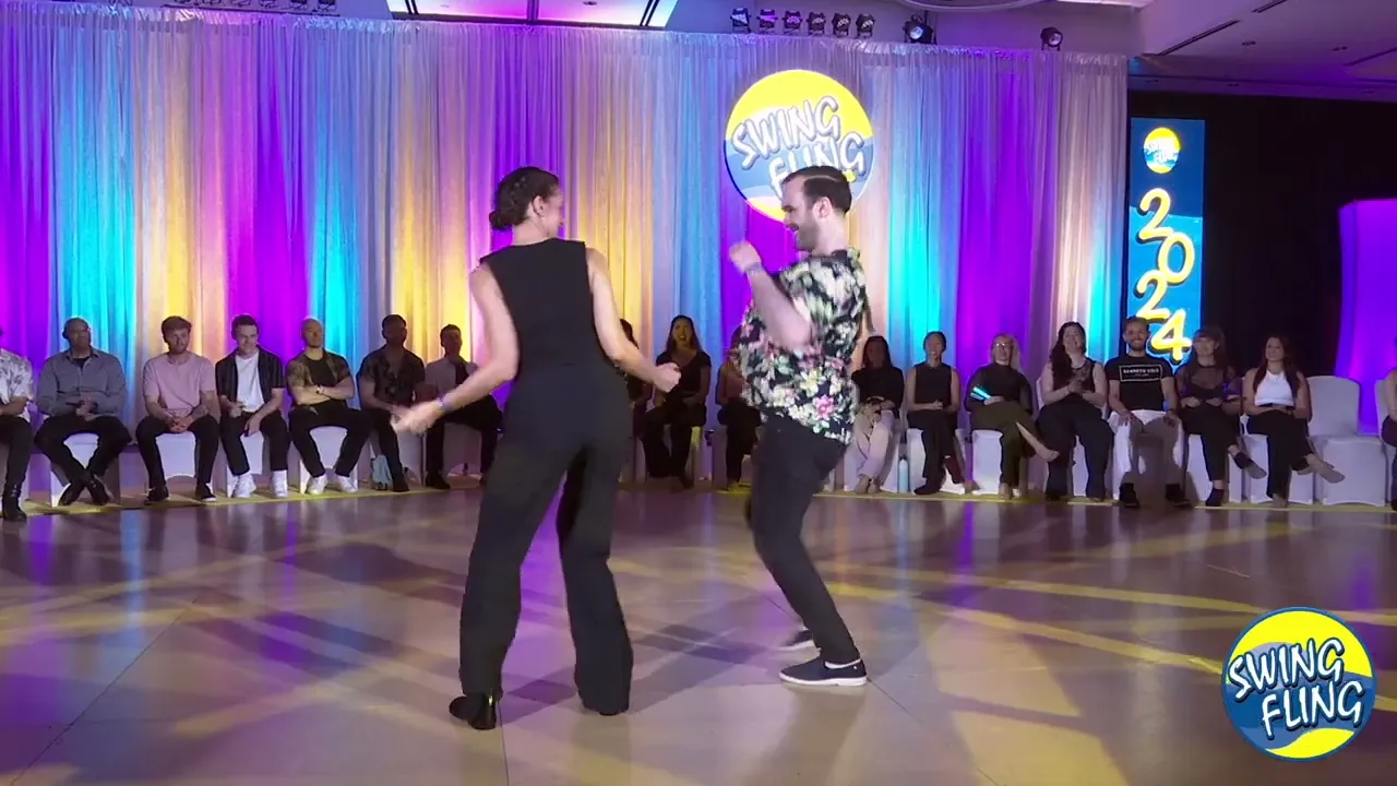 Swing Fling 2024 Intermediate Jack & Jill Andrew McCauley & Michelle Hajostek