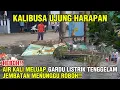 Download Lagu Heboh‼️Gardu Listrik Tenggelam Saat Air Kali Meluap || Jembatan Miring Mau Roboh  #dedimulyadi