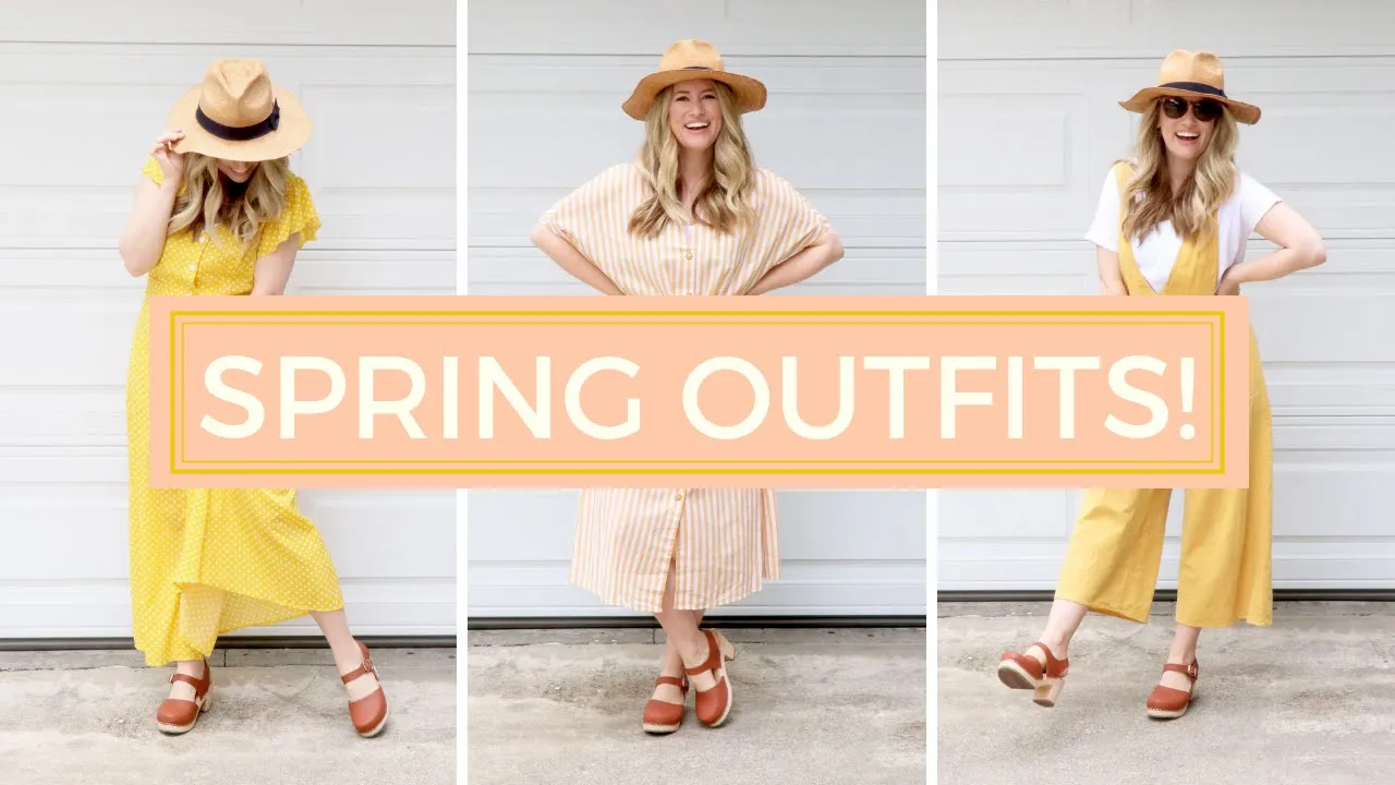 1 Hat, 1 Pair of Shoes, 3 Outfits for Spring! Fashion Fun with Healthy Grocery Girl