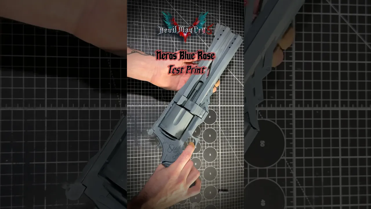 Nero's Blue Rose: first test print and assembly video thumbnail