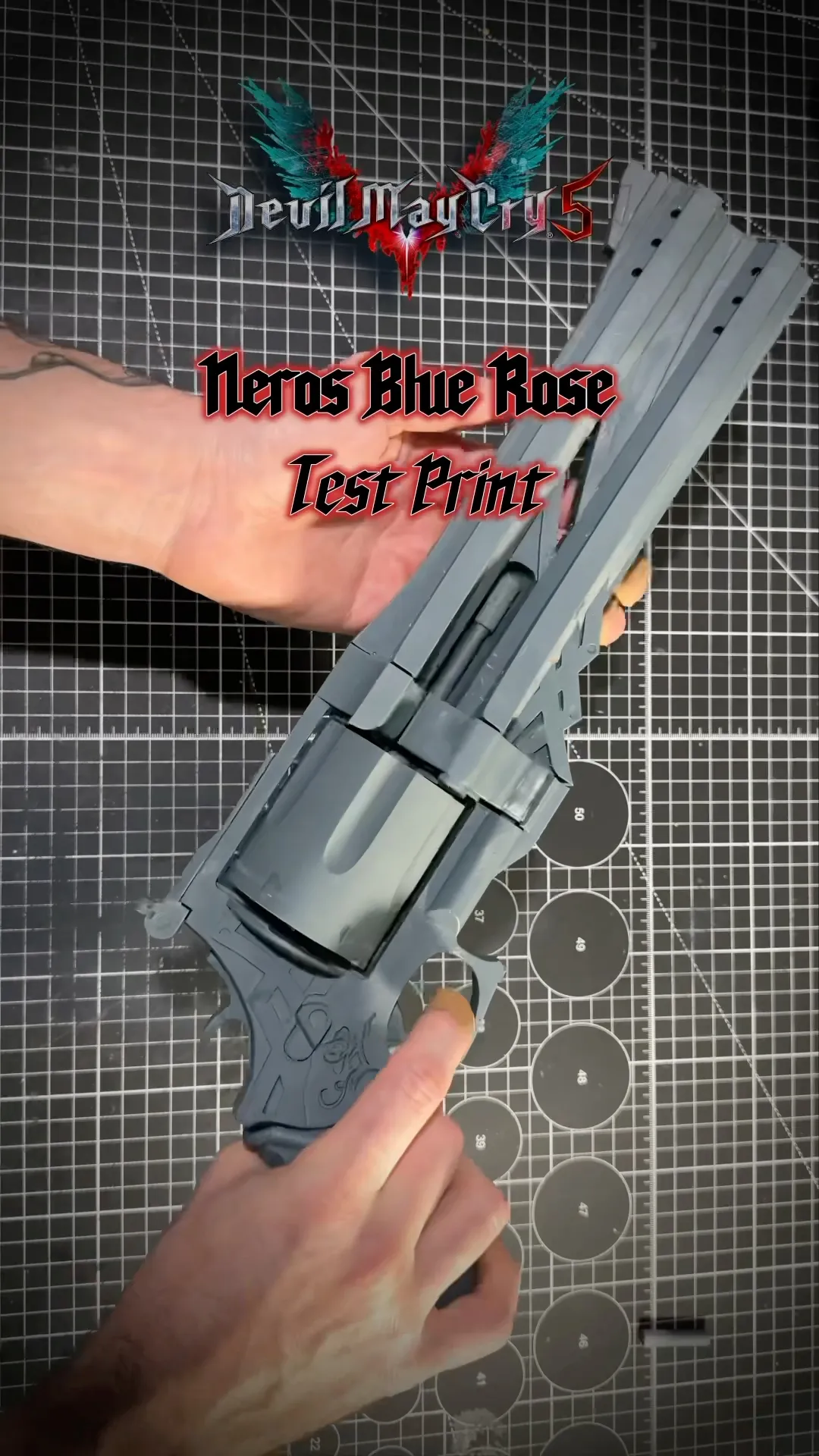 Nero's Blue Rose — first test print and assembly (Devil May Cry 5) video thumbnail