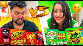 the ultimate spicy vs sour food challenge