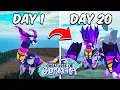 I Survived 20 Days As A DARK CREATURE in Creatures Of Sonaria Roblox