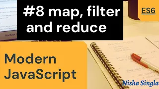 ES6 Tutorial map reduce and filter Interview Question Modern Javascript 2021