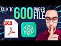 Talk To 600 Page Text File - Get Answers