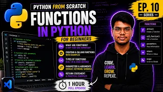 Python Functions Explained for Beginners Parameters Return Lambda Scope Python Course EP 10