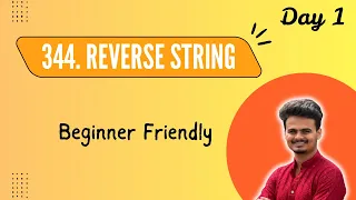 Reverse String Using Two Pointers LeetCode 344 DSA Basics
