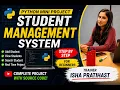 Python Mini Project Student Management System Loops Dictionary Real Logic