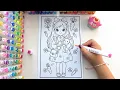 Sweet Girl Rabbit Coloring Page