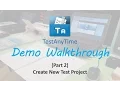 TestAnyTime OMR Software - Part 2 Create New Test Project