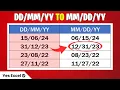 Convert Text Date YY to YY in Excel