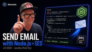 How to send email with Amazon SES in Node js