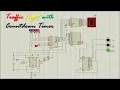 Traffic Light with Countdown Timer Smart Traffic Signal Circuit in Proteus Electrical Project