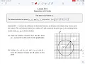Algebra 2 Unit 6 Lesson 10 Equations of Circles