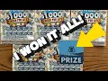 Download Lagu WIN ALL on Florida lottery $1000 a week for life scratch off tickets ￼