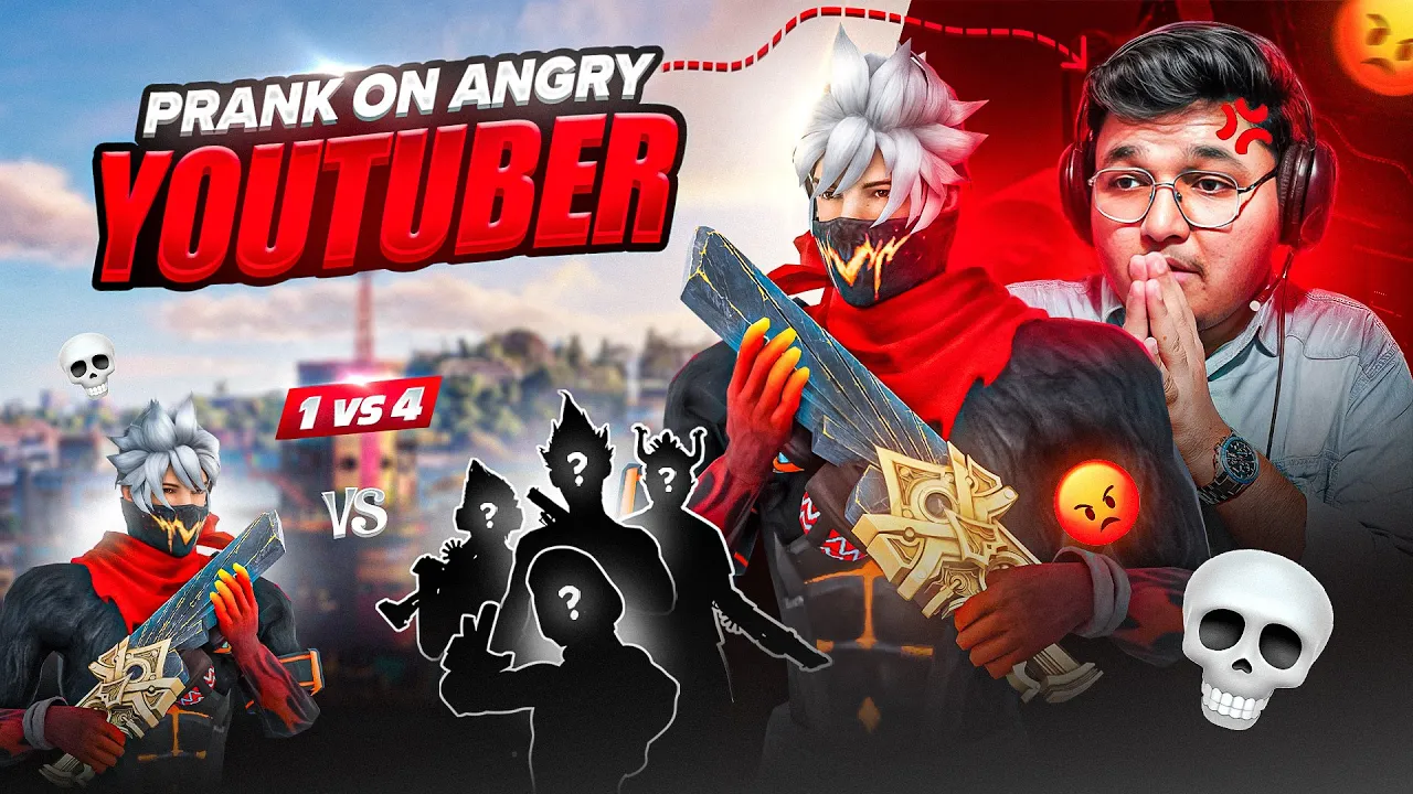 RIOT FF GUILD TEST PRANK 🦁 🔥 1 VS 4 💀| RIOT FF VS UNIVERSE JOD 🥶 FREE FIRE