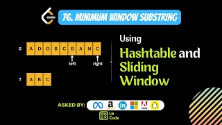 FIND Minimum Window Substring - Leetcode 76