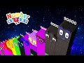 Numberblocks 1 vs 90 000 - Count to 90 000 Learn to Count BIG Numbers