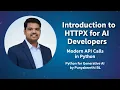 Introduction to HTTPX for Generative AI - Making API Calls in Python Python for Generative AI