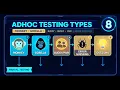 Adhoc Testing Types with Examples - 8 Monkey Gorilla Buddy Pair Error Guessing Manual Testing