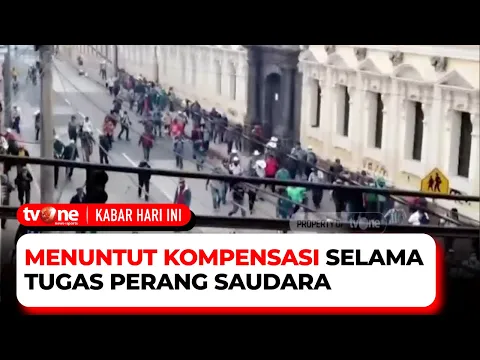 Tuntut Kompensasi, Aksi Protes Pensiunan Militer Tumpah di Kota Guatemala