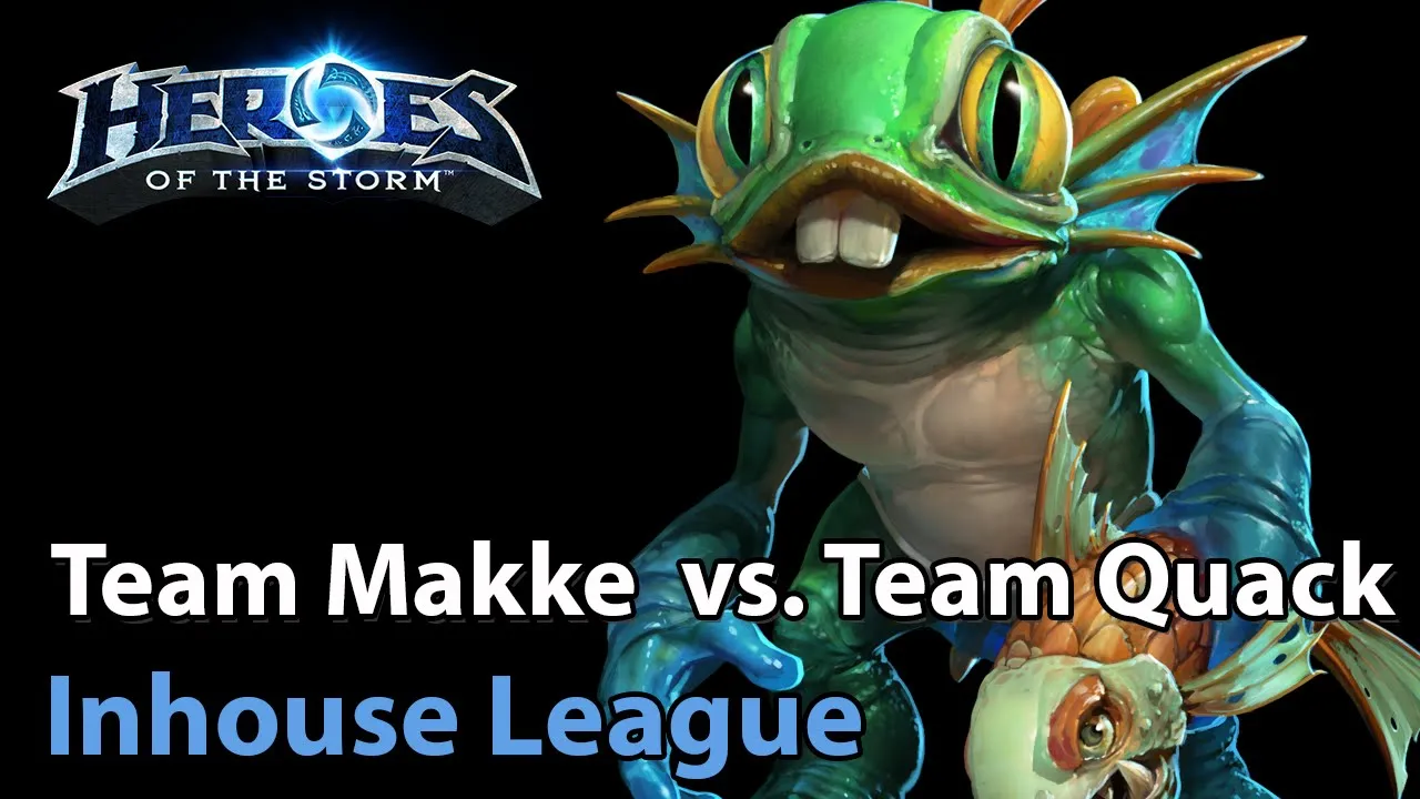 ► Team Quack vs. Team Makke - Inhouse League Groupstage - Heroes of the Storm Esports