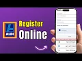 How To Register with ALDI Online 2026 Create an ALDI Account