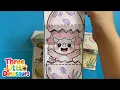 Peek-a-Boo Triceratops Egg Craft Easy Printable Dinosaur Craft for Kids