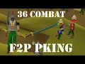 36 Combat Adamant 2h Pking - OSRS F2P Pking
