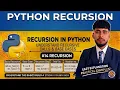 Recursion in Python Recursive Functions Factorial Fibonacci Series Python Course