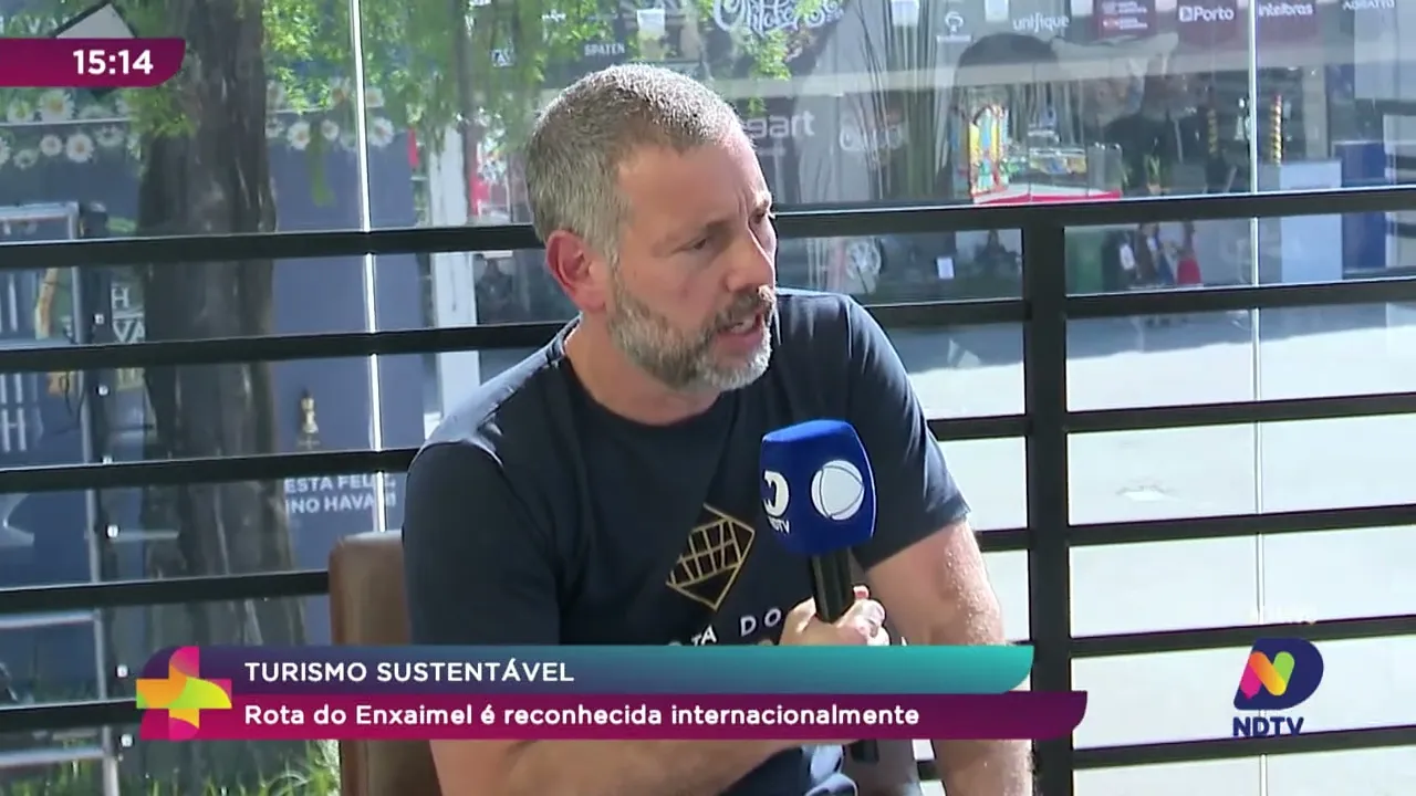 A Rota do Enxaimel em Pomerode, entrou na lista das 100 melhores iniciativas de turismo sustentável