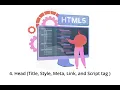 Head Title Meta Style Link and Script tag in HTML5