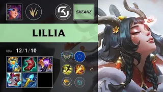 SK Skeanz Lillia Jungle vs Wukong - EUW Challenger Patch 26 13