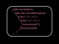 Java Star Printing pattern
