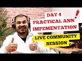 Day 4-Practical ANN Impementation Live Deep Learning Community Session
