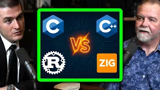 Fastest programming language C vs Rust vs Zig Dave Plummer and Lex Fridman