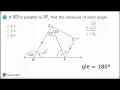 Finding Missing Angle Measures