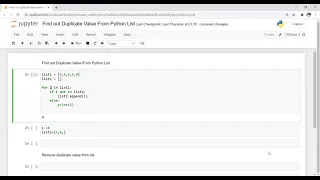 Find out Duplicate Value From Python List