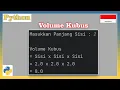 Program Python Menghitung Volume Kubus