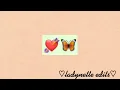 aesthetic and cute emoji combination