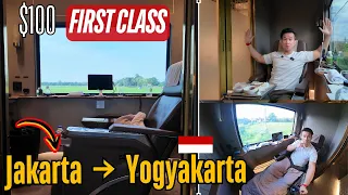 jakarta to yogyakarta luxury train argo semeru compartment suite first class indonesia 