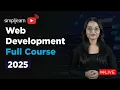 Web Development Full Course 2026 Web Development Tutorial Web Developer Course Simplilearn