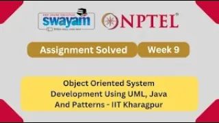 NPTEL Object Oriented System Development Using UML Java And Patterns Week 9 Assignment Solution2026