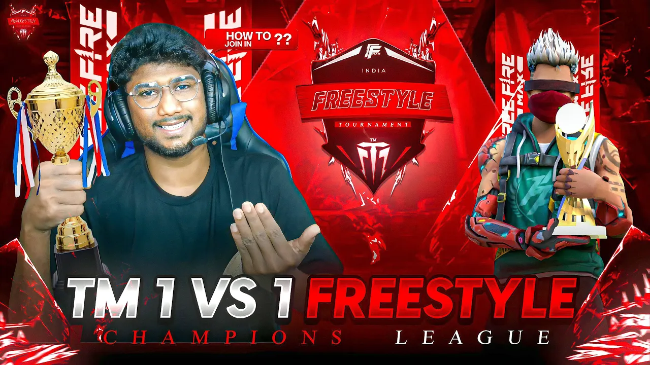 HOW TO JOIN🤔❤ IN TM 1 VS 1 FREESTYLE CHAMPIONS LEAGUE TOURNAMENT 🏆