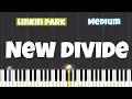 Download Lagu Linkin Park - New Divide Piano Tutorial | Medium