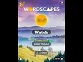 Wordscapes Level 3489 to 3504