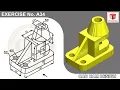 SolidWorks Tutorial for beginners Exercise A34