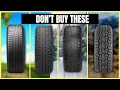 5 Worst Tires You Should NEVER Buy